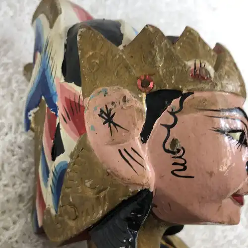 Wayang-Golek Indonesien Stabpuppe