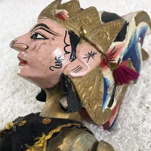 Wayang-Golek Indonesien Stabpuppe