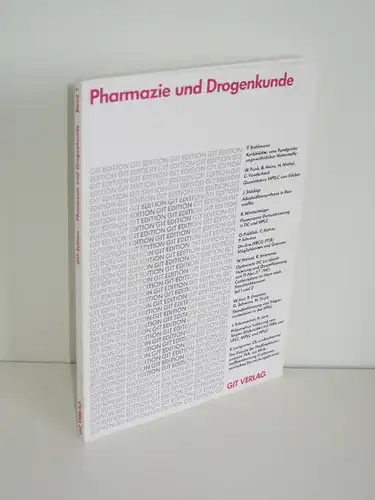 Dr. Hellmut Jork, Hans Wimmer | Pharmazie und Drogenkunde