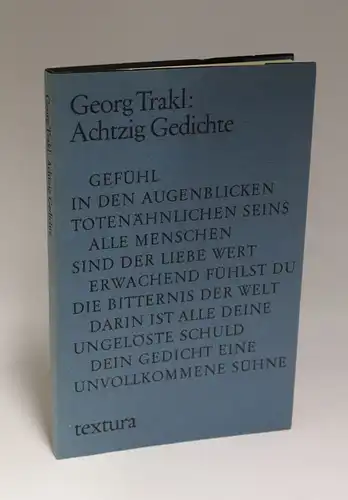 Georg Trakl | Achtzig Gedichte