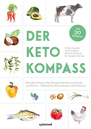 Ulrike Gonder Julia Tuplian: Der Keto-Kompass - Aktuelles Wissen über ketogene Ernährung, Ketone und Ketose- Wirkweisen, Anwendungen und Chancen. 