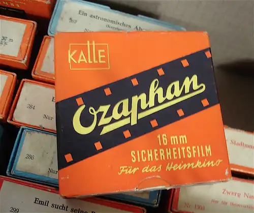 18 Filme Ozaphan Kalle 16 mm Kinderkino, diverse Längen + Extras
