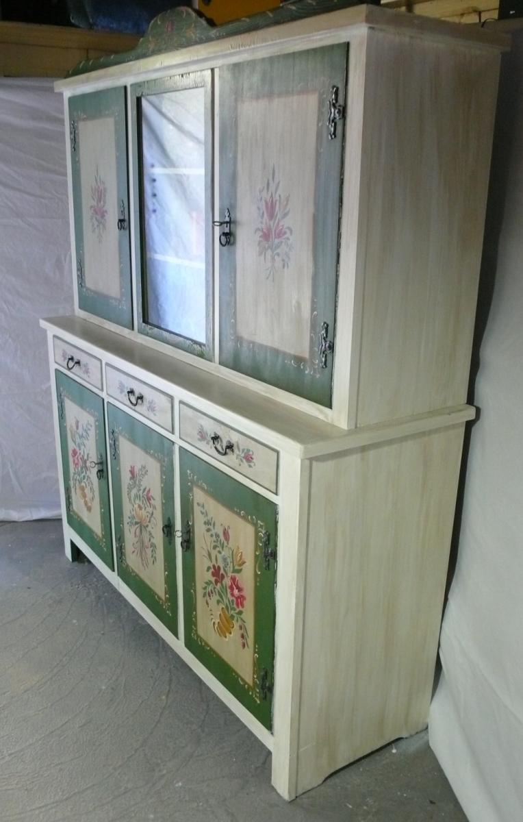 Kuchenschrank Antik Weiss