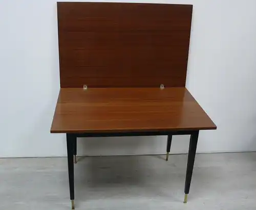 70er Esstisch Couchtisch höhenverstellbar verlängerbar Teak Resopal Mid Century Modern