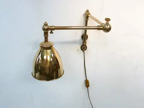 Wandlampe Messing Schiffslampe Karten-Leselampe Doppel Gelenkarmlampe Antik Stil