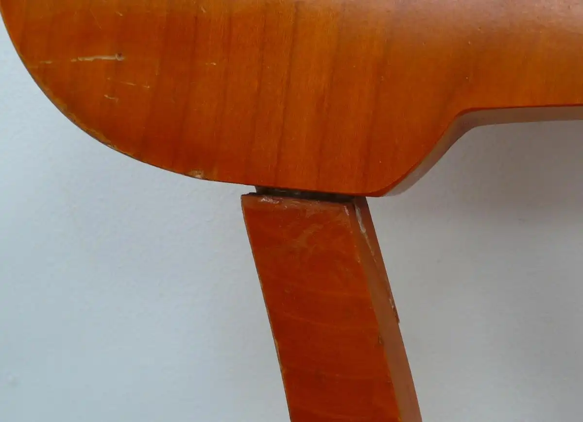 6 Biedermeier Esszimmerstühle Kirschholz  mit Streifen-Polsterstoff in Rot Grün Beige 6