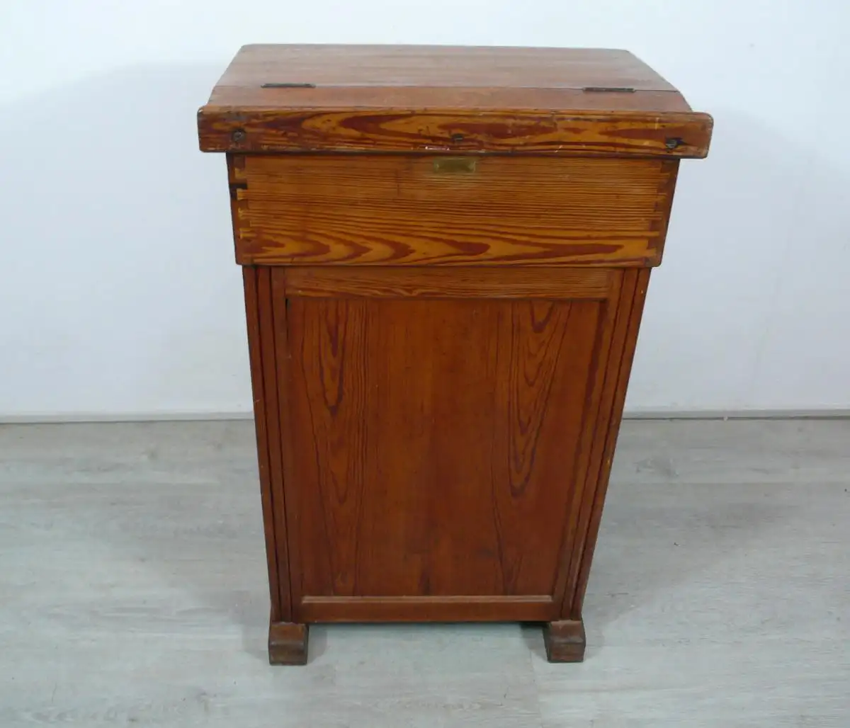 Lehrerpult Schreibpult Stehpult Rednerpult aus England 1900er Vollholz original 6