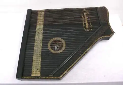 Zither Mandolinophon + Tastenaufsatz 73 Saiten, Meinel & Herold aus Klingenthal in Sachsen