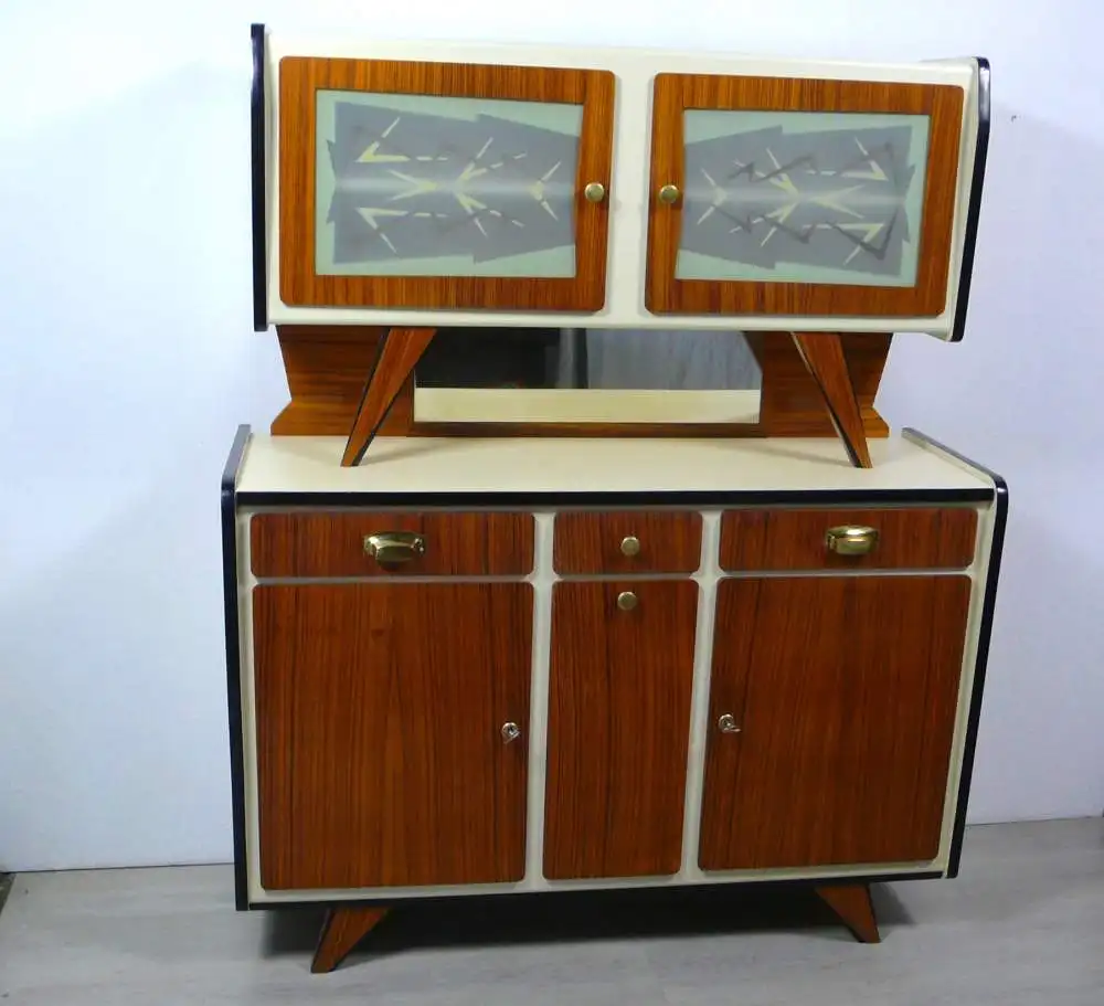 50er 60er Küchenschrank Küchenbuffet, Rockabilly Ära, Nierentisch Ära, Mid Century Modern 0