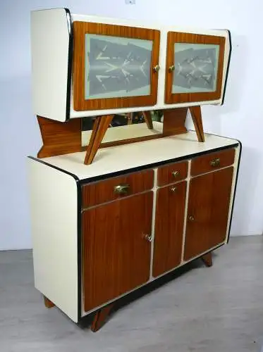 50er 60er Küchenschrank Küchenbuffet, Rockabilly Ära, Nierentisch Ära, Mid Century Modern