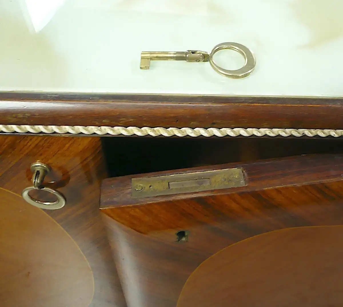 Mid Century Sideboard Anrichte mit Spiegel, Palisander, Italienisches Design nach Rigamonti 40er 50er 6