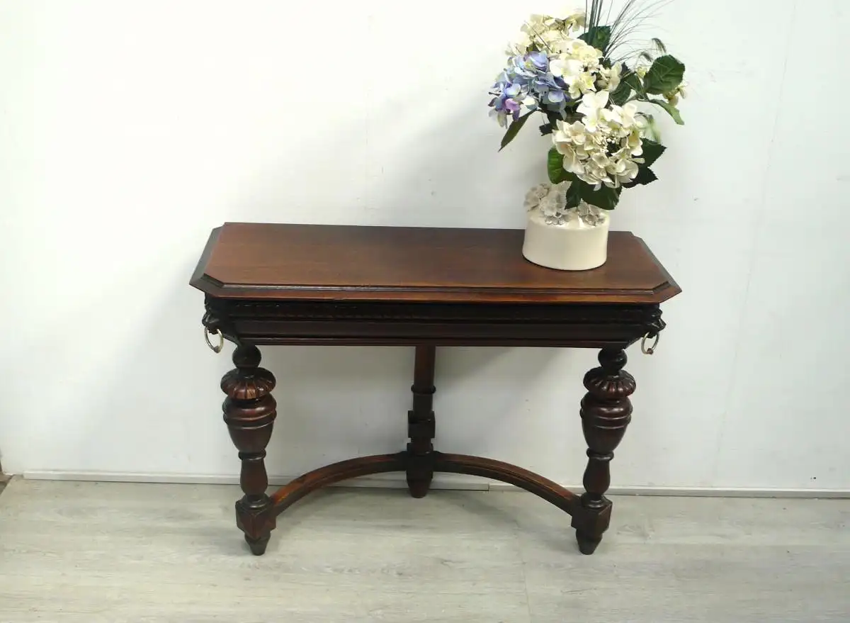Wand Konsolentisch Gründerzeit um 1880 Frankreich, Vollholz 0