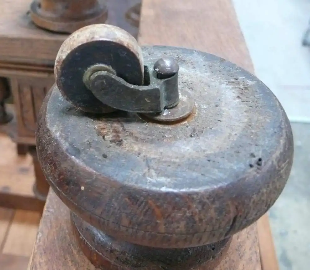 Esstisch ausziehbar Eiche Naturholz, Landhausstil Historismus um 1840 7