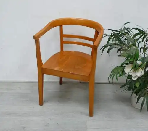 Bauhaus Stuhl Gropius Stil in Holz Natur 1930er 