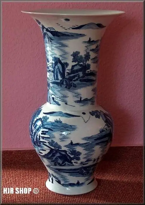 China Bodenvase, Balusterform, 6 Zeichen Marke, 20. Jhd ? Ursprungsland: China, 1