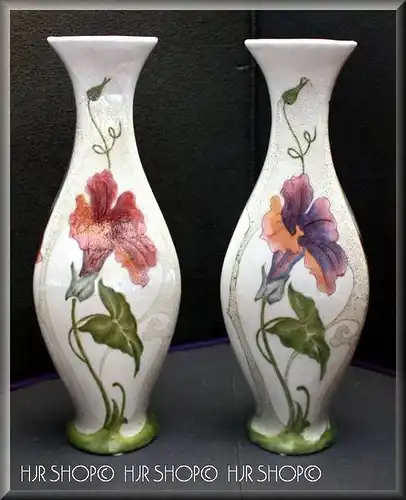 Zwei Jugendstil Vasen 2. Hälfte des 20. Jahrhunderts