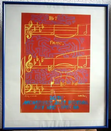 Haring, Keith, 1958 Reading - 1990 New York, " 20th Montreux Jazz Festival 1986 "