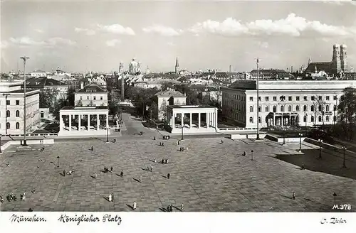 München, Königlicher Platz, Marke 516, 6 pf. MIT SONDERSTEMPEL