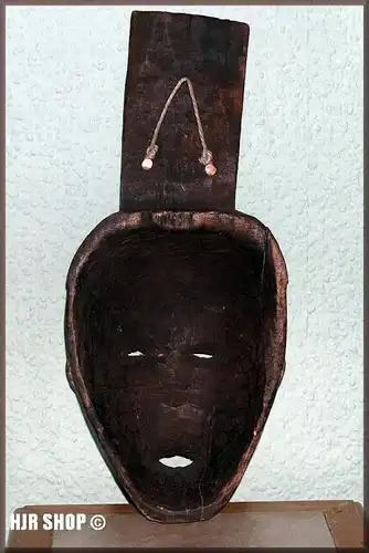 Kleine Maske mit gemustertem Brettaufsatz, original Afrika