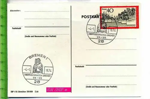 Bremen, Oberpostdirektion Bremen 4.01.1974