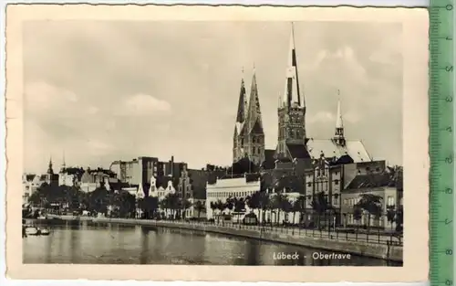 Lübeck - Obertrave, 1957Verlag: Schöning &amp; Co., Lübeck, POSTKARTEmit Frankatur  mit Stempel, LÜBECK  7.8.57MIT BEFÖR
