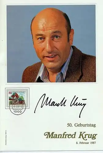 Manfred Krug 50. Geburtstag, 8. Februar 1987
