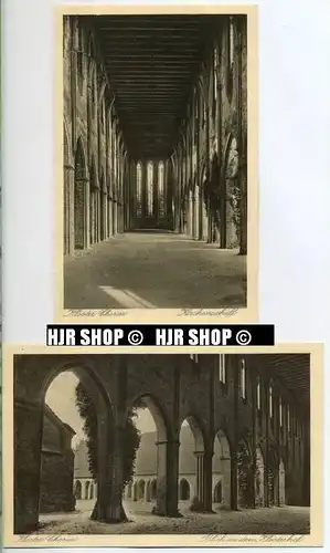 um 1920/1930 Ansichtskarten  „Kloster Chorin,“ 5 x  ungebrauchte Karten