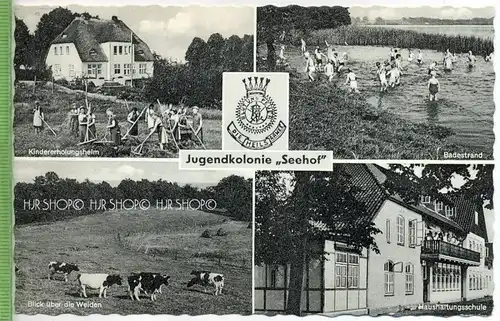Plön, Seehof, Heilsarmee um 1960/1970 Verlag:---, Postkarte mit Frankatur, mit Stempel, Abgang, 21.7.70 Bremerhafen Erha