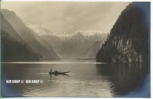 um 1920/1930 Ansichtskarte  Königsee-„Obersee,“  ungebrauchte Karte