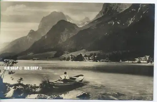 um 1920/1930 Ansichtskarte,  „Hintersee“ mit Frankatur