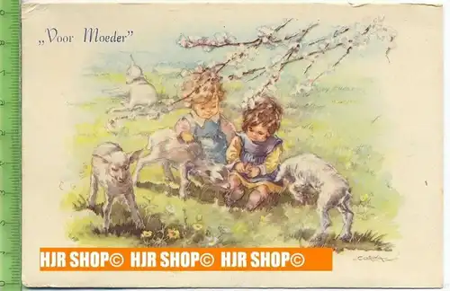 „Voor Moeder“ um 1950/1960, Ansichtskarte  ungebrauchte Karte