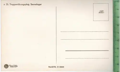 Truppen-Übungsplatz Sennelager, Albedyll-Turm um 1930/1940 Verlag: Driesen Nr. 83035, Berlin, POSTKARTE Erhaltung: I-II