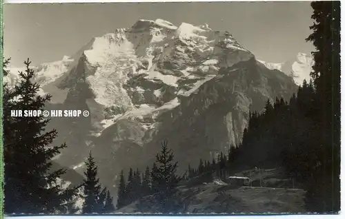 um 1920/1930 Ansichtskarte,  „Mürren,Jungfrau“  ungebrauchte Karte