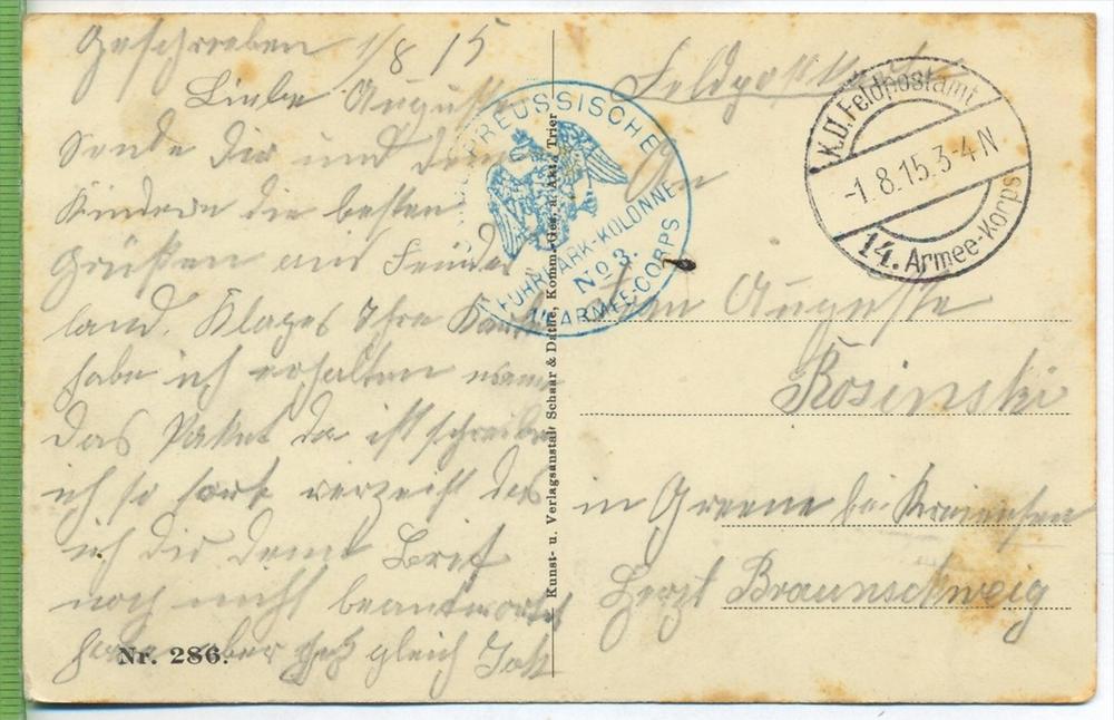 Heldengraber Friedhof Zu Rethel Um 1910 19 Verlag Feld Postkarte Stempel Mit Adler Preussische Fuhrpark Kolonne Oh Nr Oldthing