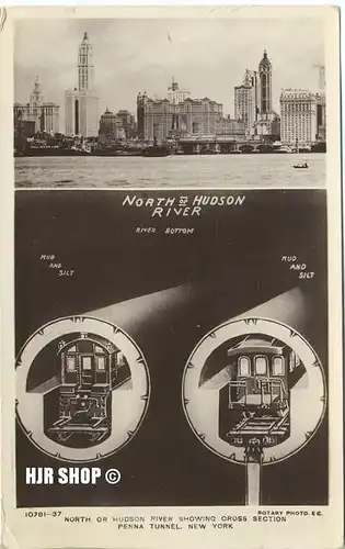 um 1920/1930 Ansichtskarte “Penna Tunnel. NY“