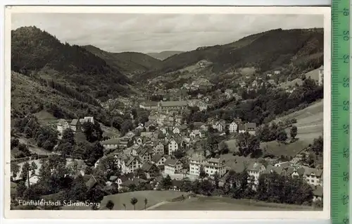 Fünftälerstadt Schramberg, Verlag: Gebr. Metz, Tübingen, PostkarteErhaltung: I-II, unbenutzt