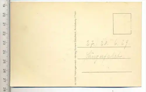 Blick vom Kloster BANZ n.d. Staffelberg, Verlag: Richard Zieschank,  Postkarte, Erhaltung: I-II,