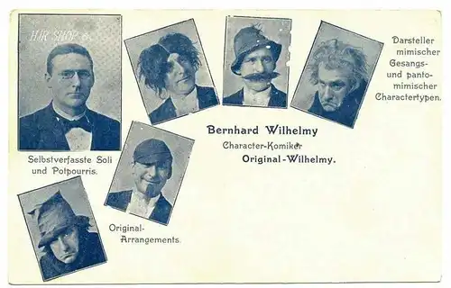Bernhard Wilhelmy, Charakter-Komiker, Original Wilhelmy