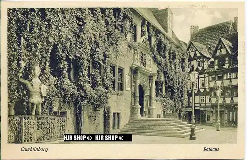 um 1920/1930 Ansichtskarte  „ Rathaus“ , ungebrauchte Karte