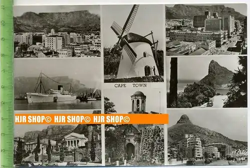 „Cape Town“,   Ansichtskarte  ungebrauchte Karte