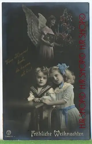 Fröhliche Weihnachten um 1910/1920   Verlag:    Postkarte,  mit Frankatur, mit Stempel , 28.mai. 1932  Erhaltung: I-II,