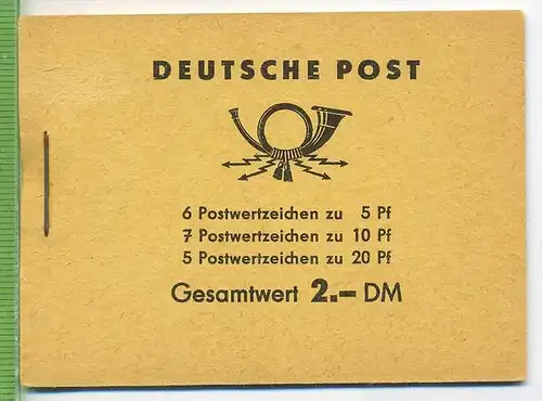 1955/1960, Fünfjahrplan, MH.- MiNr. 3 **  III 18 185 LP244161, etwas Gebrauchtspuren,   Zustand: I-II