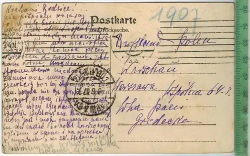 Wien, Dom-u. Metropolitan-Pfarrkirche zu St. Stefan  1907, Verlag: ------------.  Postkarte ohne Frankatur,