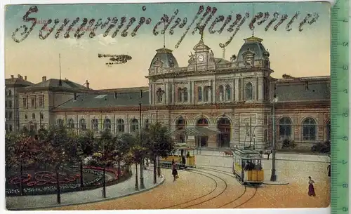 Mainz; Souvenir de Meyence,  Verlag: ,; Postkarte ohne Frankatur,  Stempel,  Maße: 14  x 9 cm, Erhaltung: I-II