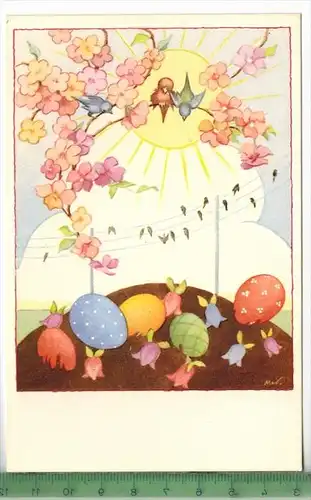 Alte belgische Osterkarte, Verlag:----, Postkarte, Erhaltung: I-II, unbenutzt, Karte wird in Klarsichthülle verschickt.