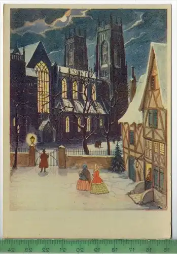 Alte niederländische Weihnachtskarte,  Verlag:-----, Postkarte,  Erhaltung: I-II, unbenutzt