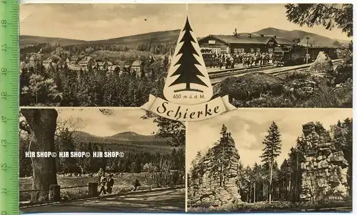 „Höhenluftkurort Schierke/Harz“ um 1950/1960 ungebrauchte Karte