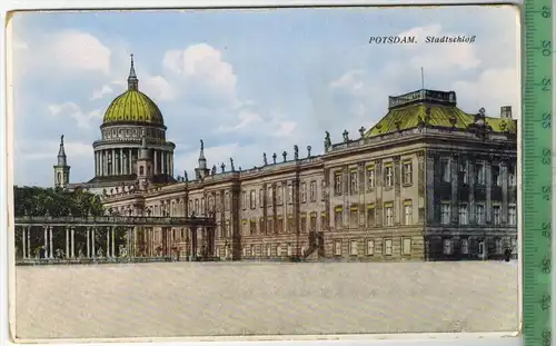 Potsdam, Stadtschloß,Verlag: ---------,  Postkarte, unbenutzte Karte,  Maße:14 x 9  cm. Erhaltung:I-II,