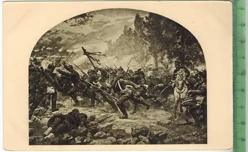 Künstler AK, Bleibtreu G., Sturm auf St. Privat 1870, Verlag: Amtl. Ausg. der Königlichen Zeughaus-Verwaltung,