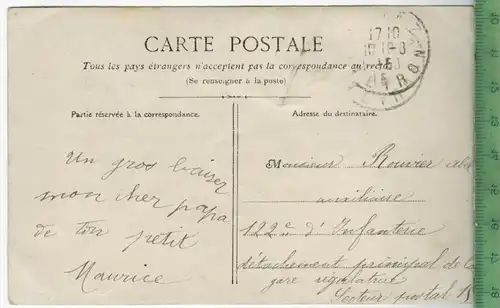 Gebet für den Vater, 1915Verlag: ----, Feld - Postkartemit Stempel, 17.10.15Erhaltung: I-II Karte wird in Klarsichthülle